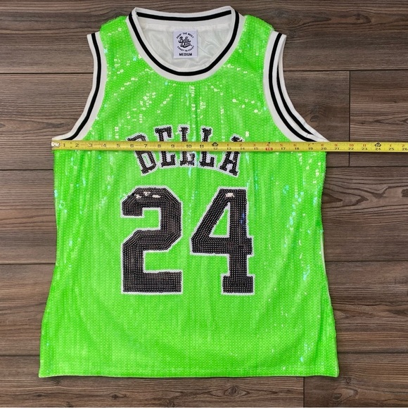 Bella Dona Sequin Jersey Tank - Picture 5 of 7